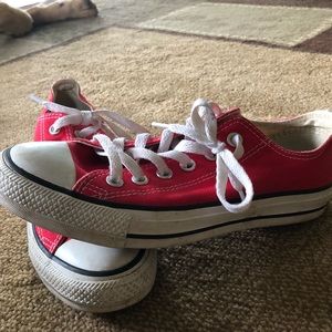 Red converses or converse Allstar’s